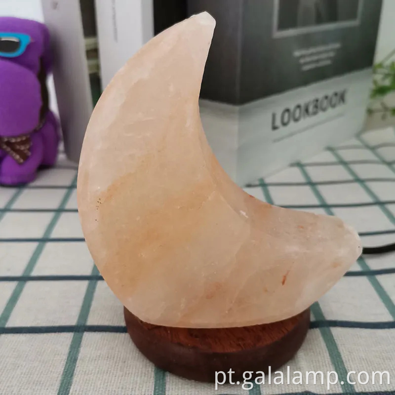 Lâmpada de sal do Himalaia por atacado com luzes LED para decoração caseira